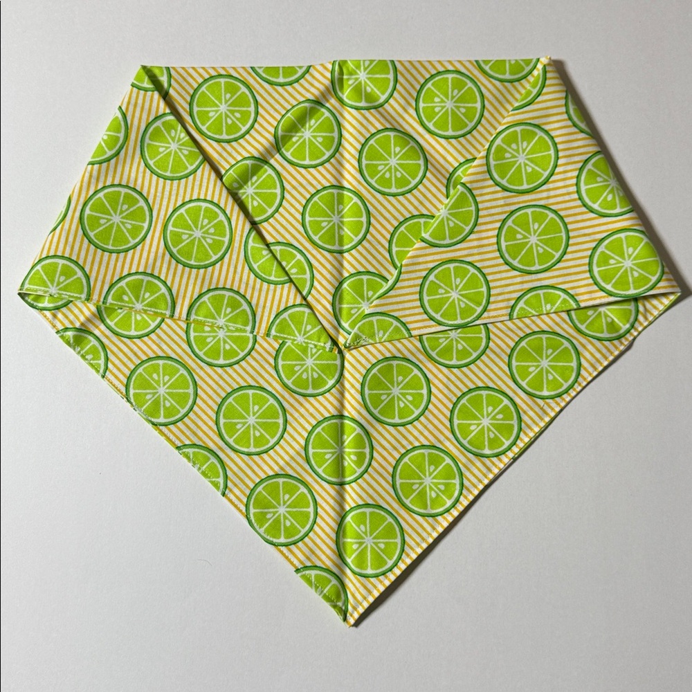 Reggie in Bowties | Lime Circles Bandana